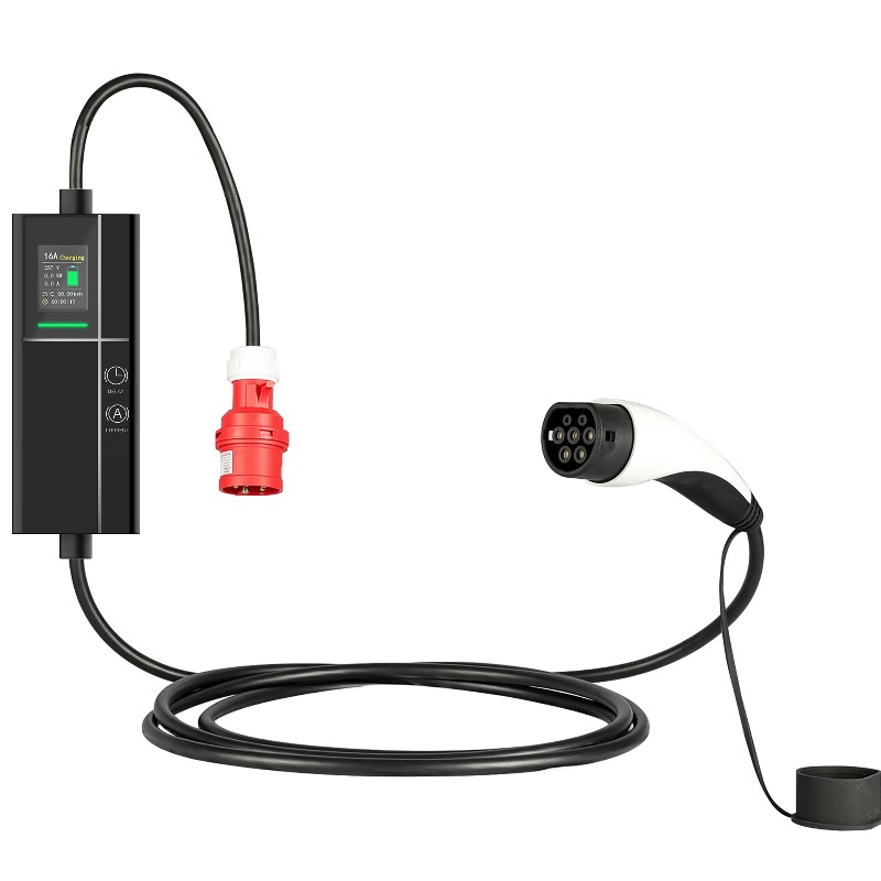 Type 2 Portable Ev Charger 11Kw Cee - Stasiun Pengisian Daya Mobil Listrik Portabel