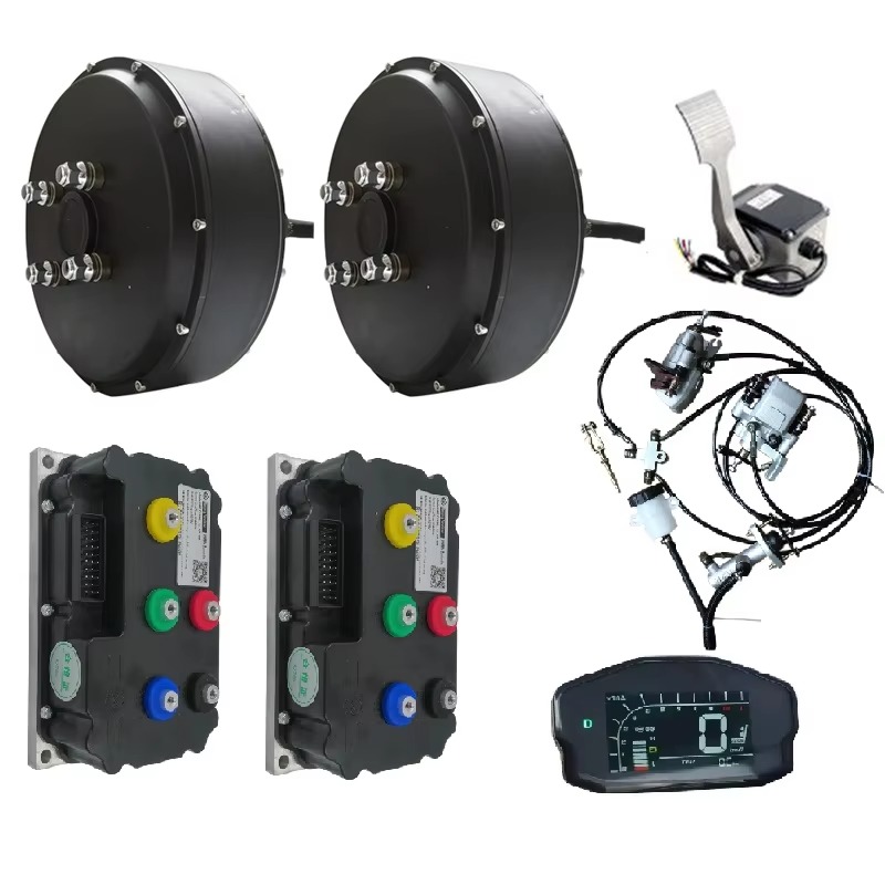 Qs Motor 273 8000W Hub Motor - Kit Konversi Motor Hub Mobil Listrik