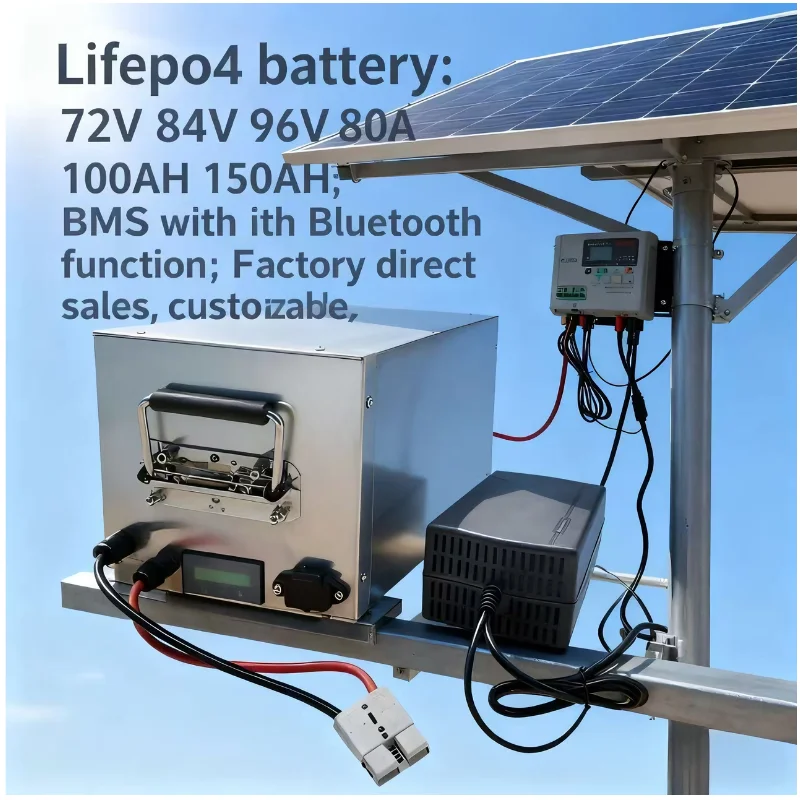 Lifepo4 72V 100Ah Battery Pack Ev - Paket Baterai LIFEPO4 dengan BMS 72V