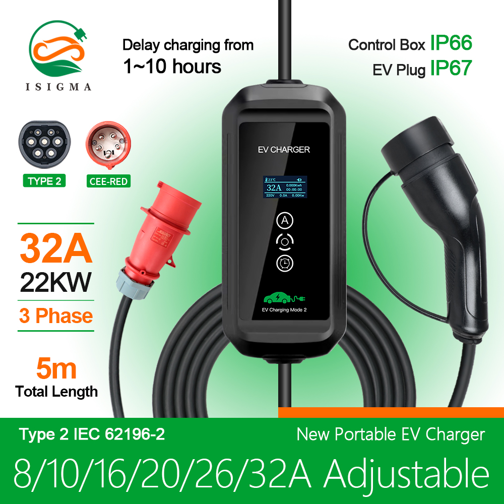 Pengisi daya EV 22kw 3 fase ti - Ev Charger Type 2 22Kw 32A 3 Phase ulasan dan harga