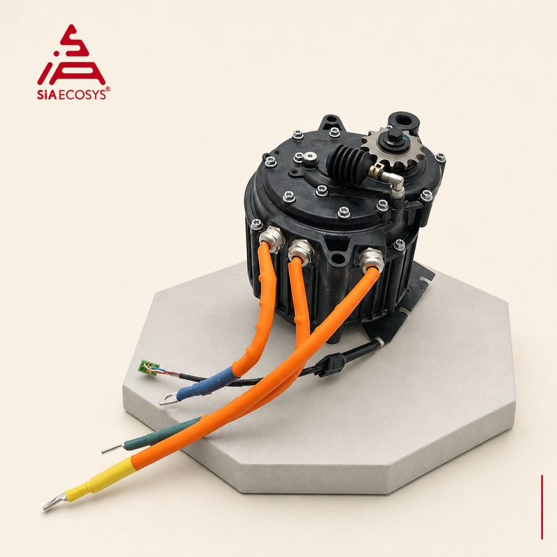 QSMOTOR J155A-36 5000W 72V Kit - Mid Drive Motor Kit 72V 5000W ulasan dan harga