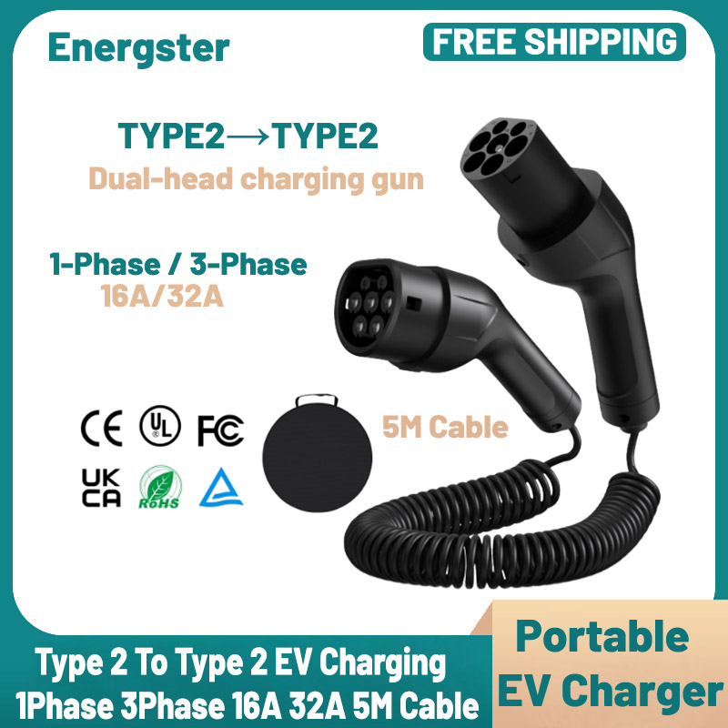 Kabel Pengisi Daya EV Portabel - Ev Charger Type 2 22Kw 32A 3 Phase ulasan dan harga
