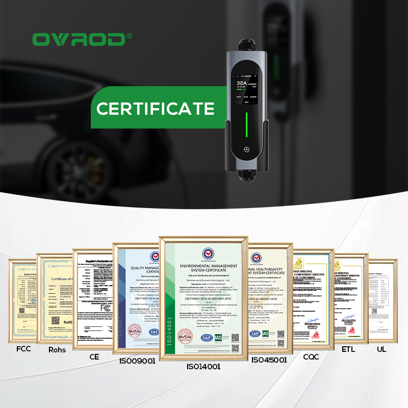 Pengisi Daya Mobil Listrik Ovr - Type 2 Portable Ev Charger 11Kw Cee ulasan dan harga