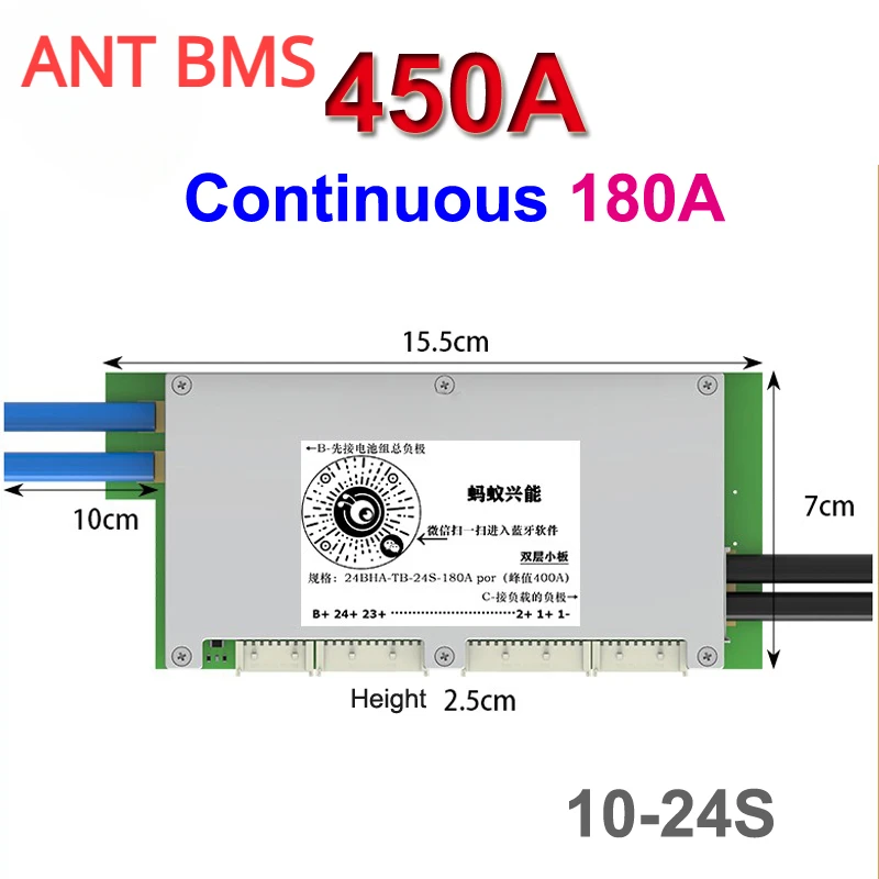 Papan Perlindungan Keseimbanga - Smart Bms 24S 200A Bluetooth Lifepo4 ulasan dan harga