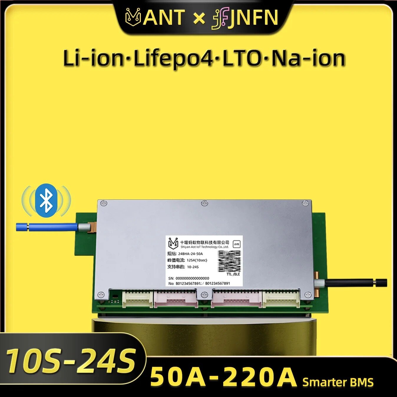 Papan Proteksi Baterai Ant Blu - Smart Bms 24S 200A Bluetooth Lifepo4 ulasan dan harga