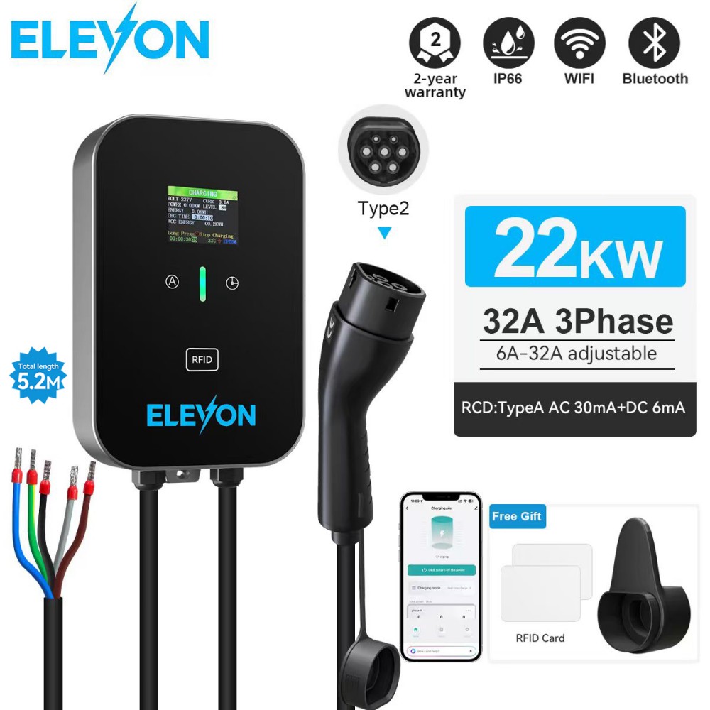 Stasiun Pengisian Daya EV ELEV - Ev Charger Type 2 22Kw 32A 3 Phase ulasan dan harga